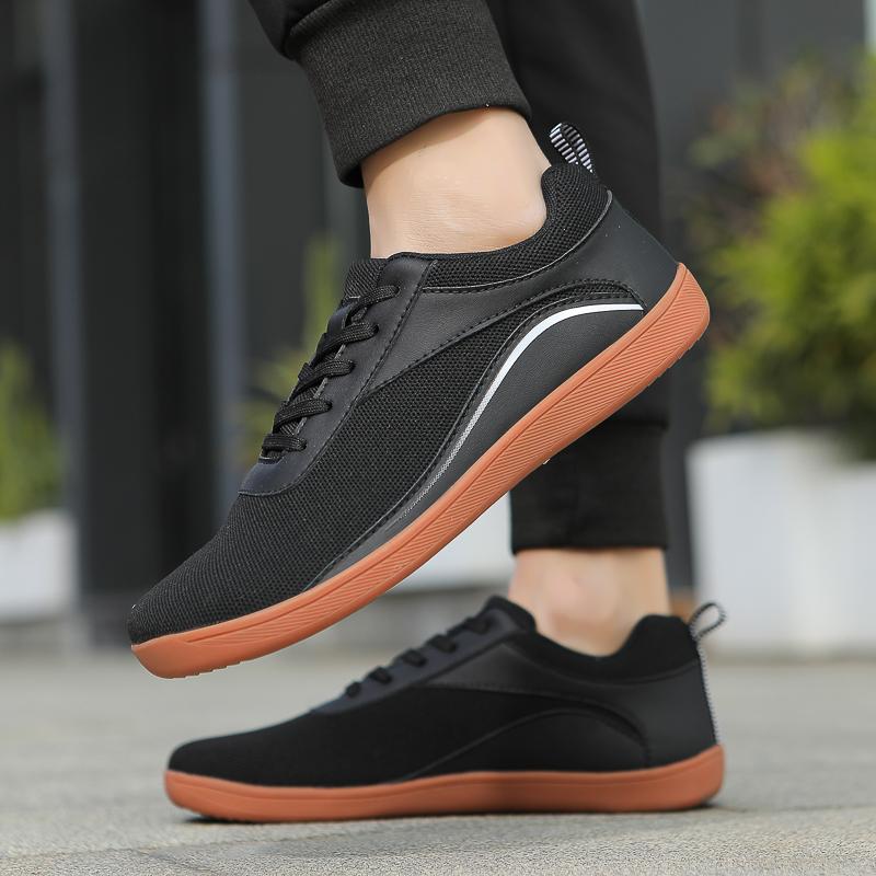 MCTIN парная спортивная обувь для женщин, повседневные дышащие кроссовки на платформе со шнуровкой, мужские кроссовки для бега 39 чёрный