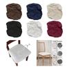 Jacquard Cushion Slipcovers Protectors,Washable Polyester Dining Chair Covers for Wedding