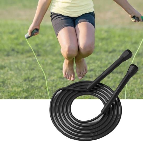 Skipping Rope Length Adjustable Ergonomic Handle Lightweight Tangle-free Comfortable Grip Weight Loss Indoor