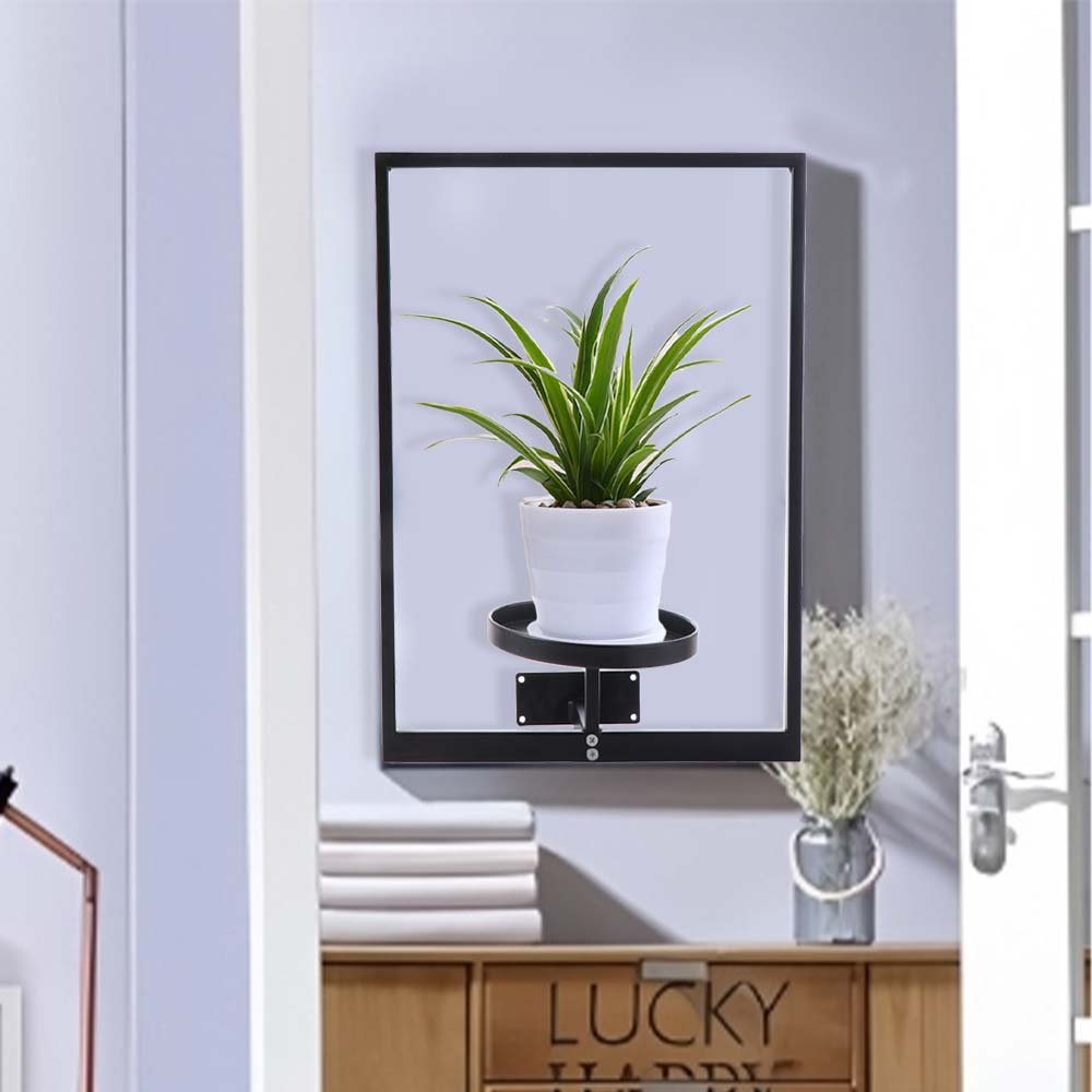 Stylish Picture Frame Wall Plant Holder Wall Mounted Succulent Hanger For Home Decor