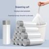 Thickened Large White Drawstring Trash Bags for Dormitory and Home Use