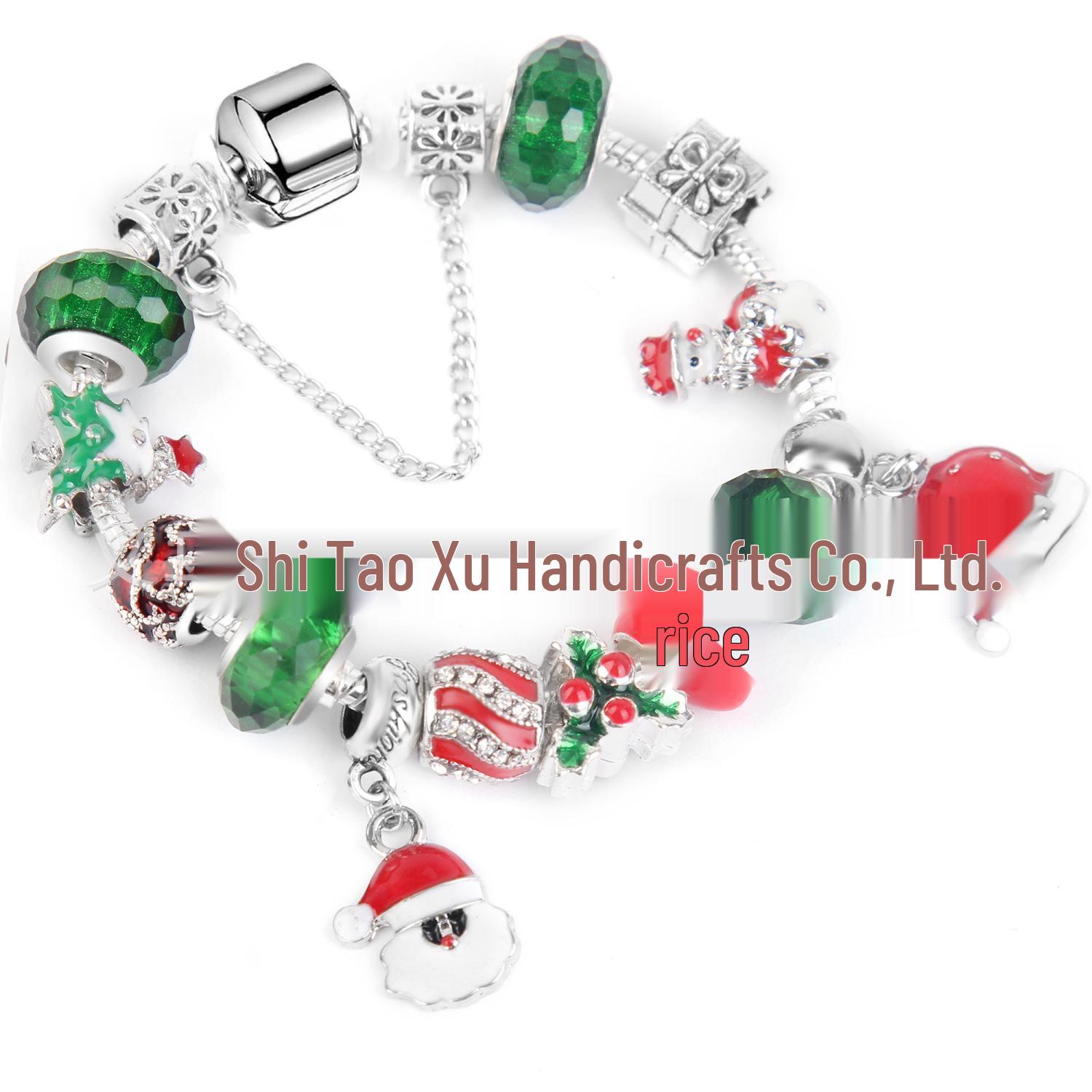 

Браслет в стиле Пандора «Рождественская серия Panjia» своими руками для лучшей подруги, девушки или возлюбленной 21cm Bracelet