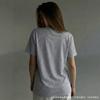 American street style versatile and stylish oversized short-sleeve top with letter print, 100% pure cotton