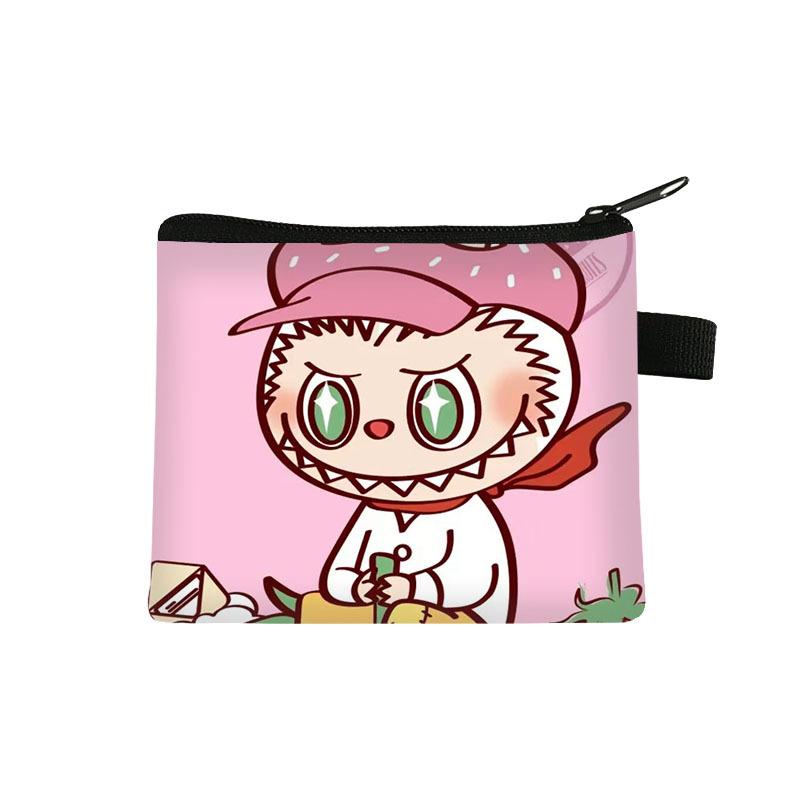 New Labubu Children's Coin Purse Student Cartoon Bag Trendy Mini Storage Bag