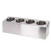 Countertop Silverware Holder Stainless Steel Countertop Utensils Organizer for Forks Spoons Chopsticks