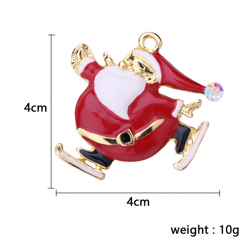 Christmas Brooch Set Santa Snowman Tree Pin Popular In Europe & US | Festive Lapel Pins for Xmas Sweater Decoration Men Women Body Accessories