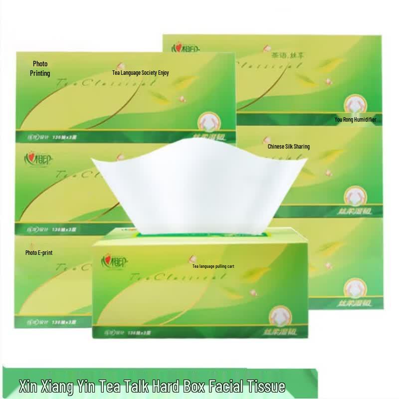 Heart to Heart Tea Whisper Silk Facial Tissues