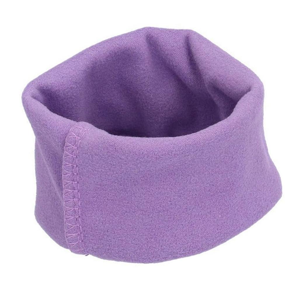 Dog Quiet Ear Cover Purple Pet Noise Protection Calming Ear Muffs Anxiety Relief Warm Soft Snood S
