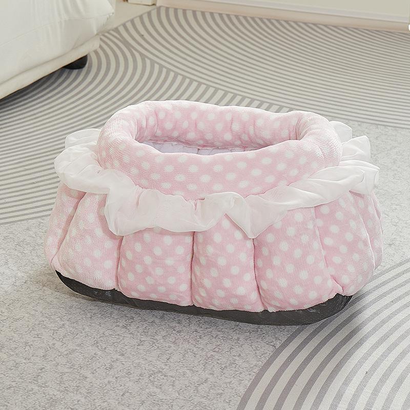 Deep Sleep Cat Kennel Dog Kennel Warmth In Winter Can Be Removed and Washed Teddy Pet Sofa Cat Dog Bed Pet Supplies