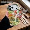 Carcasa de telefon: Plat 2D, potrivit pentru husă protectoare iPhone 18, 17, 16, 15, 14, 13, 12Pro, Bunny Paradise, cadou perfect de Crăciun și Halloween