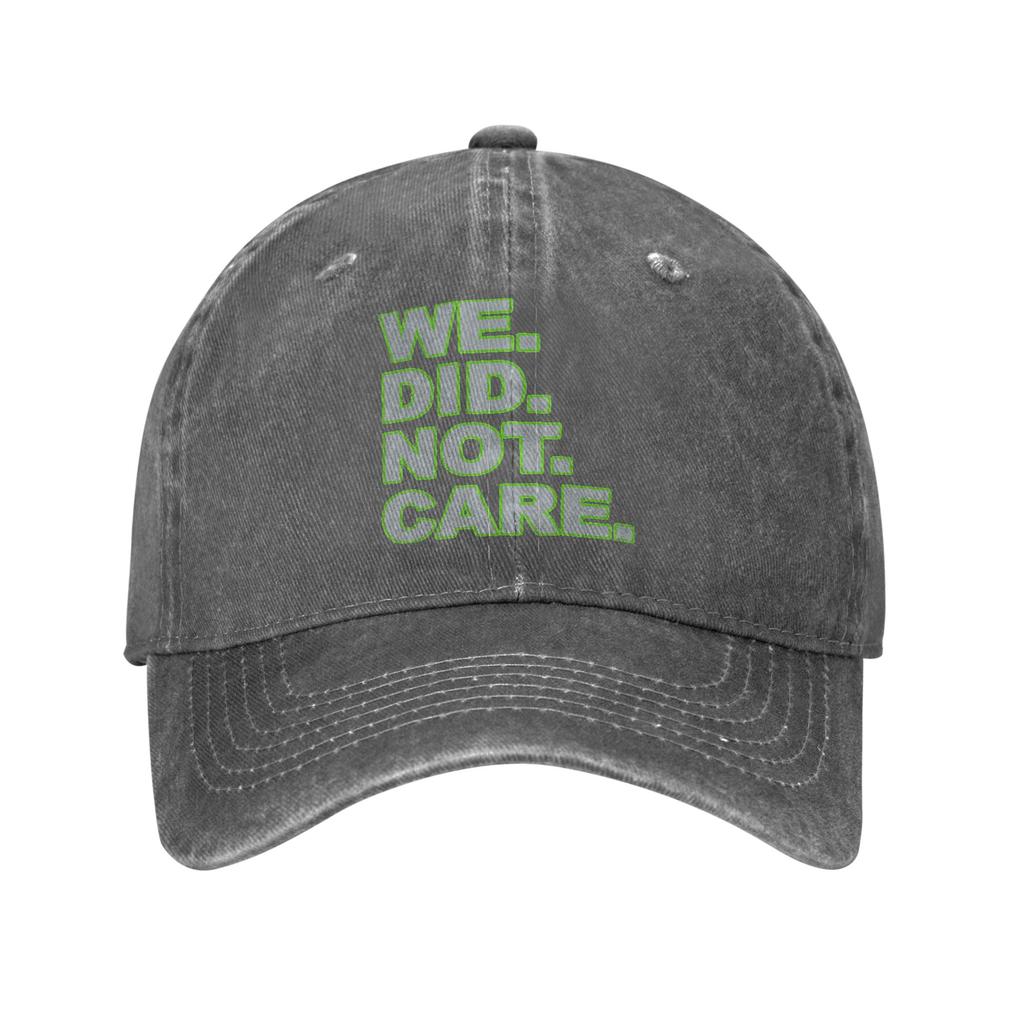 We Did Not Care Casual Baseball Cap Outdoor Sports Trucker Hat Summer Dropshipping Couple Women Street Style Baseball Caps