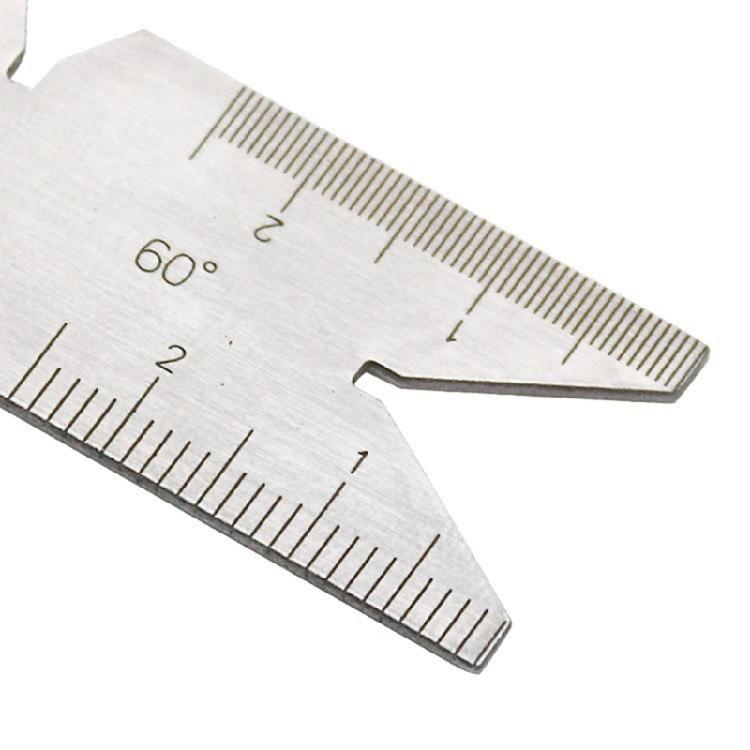 Machinists Grade Thread Center Gauge Set Steel Engraveds Marking Double Scale System Center Gauge For Various Standards
