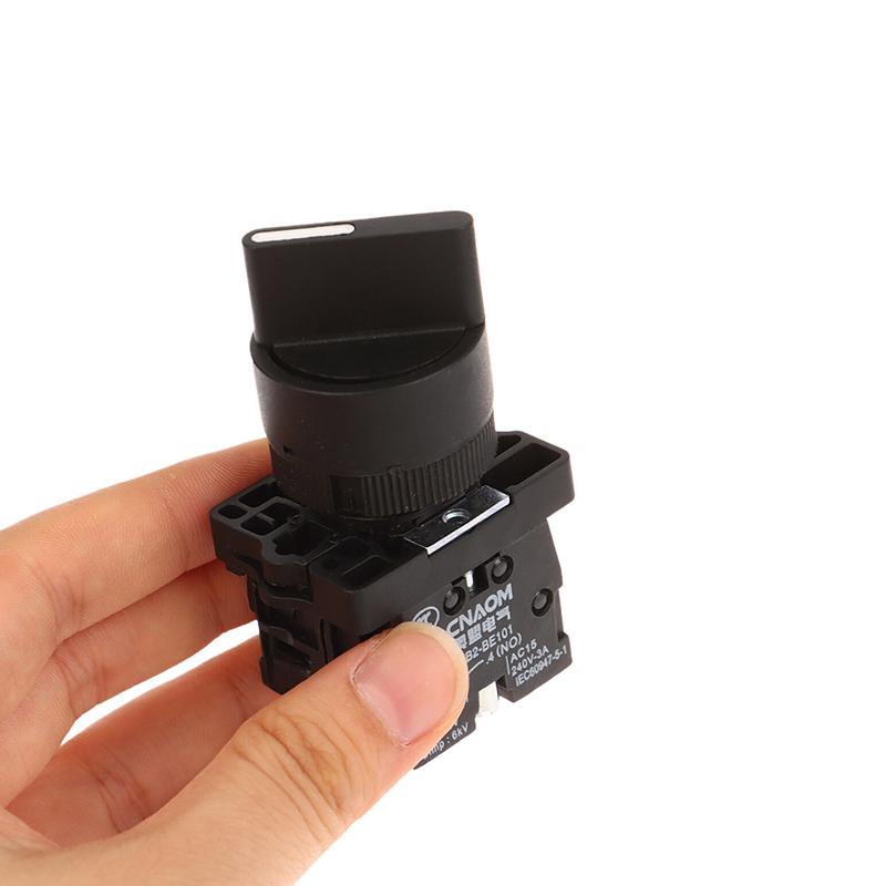 1 Piece 2 3 Position 1No1Nc 1No 2No Latching Self-Lock Momentary Selector Rotary Push Button Switch Xb2-Ed21 Xb2-Ed25 Xb2-Ed33