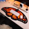 Decoration Butterfly Shape Butterfly Deskmat Wear-resistant Anti Slip Butterfly Mouse Pads Desk Protector Home