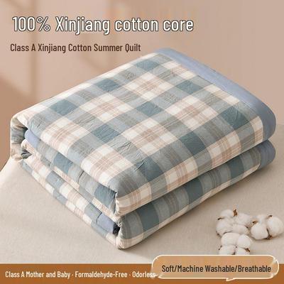 Nuevo Edredón de Verano Tipo A 100% Algodón Puro de Xinjiang – Colcha Lavable a Máquina para Aire Acondicionado para Estudiantes