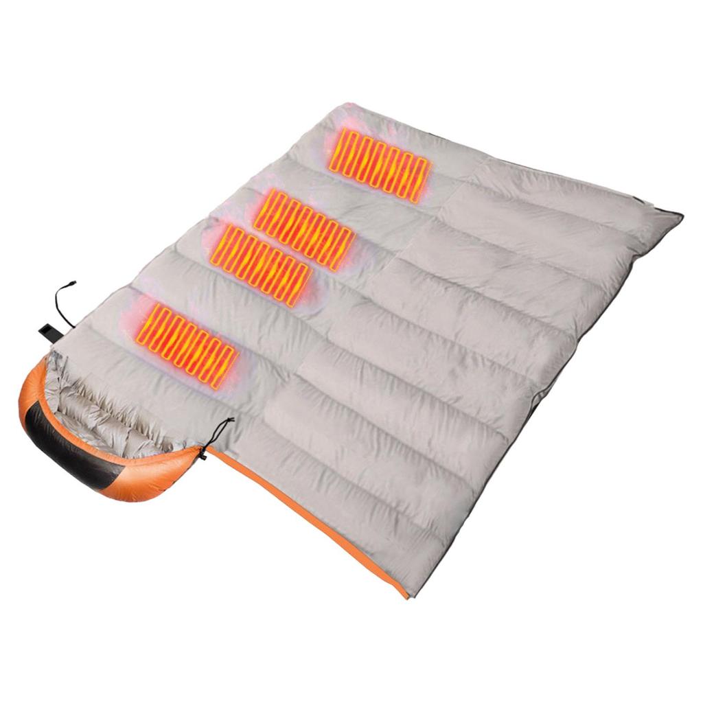 Heated Sleeping Bag Warm USB Waterproof Winter Sleeping Bag for Backpacking