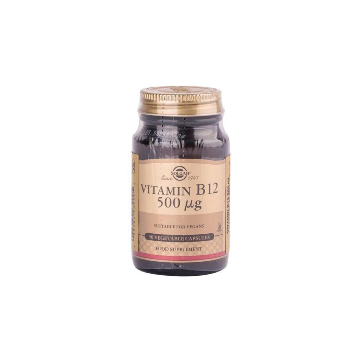 

Vitamin B12 500 Mg 50 Capsules