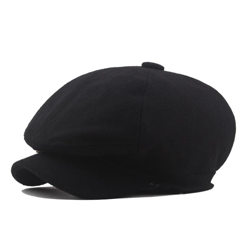 Casquette octogonale de newsboy Gang Sanglant Rasoir: Béret Automne/Hiver pour Jeunes Artistes