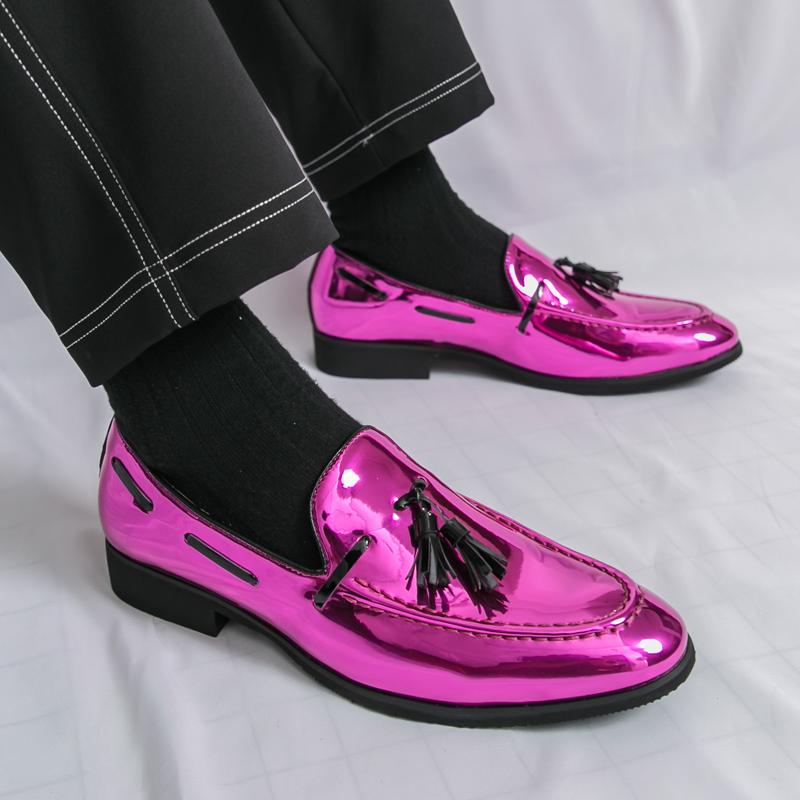Brand Tassel Loafers Shoes Men Slip on Driving Mens Comfortable Leather Shoes Men Wedding Trends Business Casual Shoes