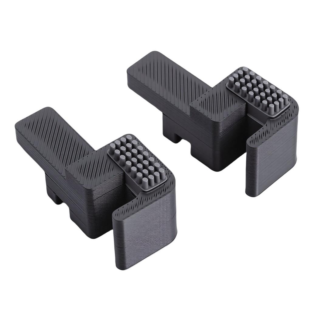 2Pcs Nozzle Wiper Fit for Bambu Lab P2S 3D Printer Aluminum Alloy Base 4Pcs Silicone Brushes High Temperature Resisting