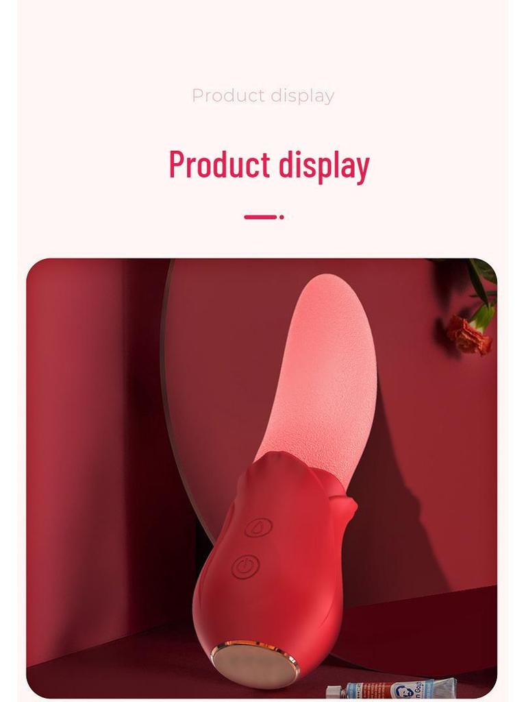 Mia 2. Generation Multifrequenz Klitoris- und Bruststimulierender Zungenvibrator