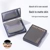 Bamboo Charcoal Oil Blotting Paper with Mirror and Powder Puff - Portable Oil-Absorbing Face Paper and Storage Case