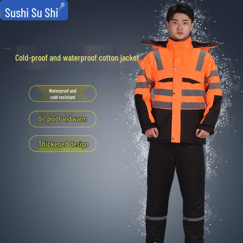Susike Men s Winter Thermal Waterproof Work Jacket XXL