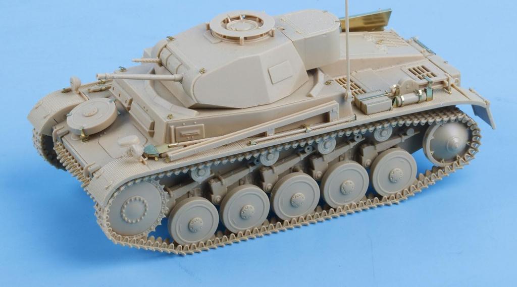 Tetra Model ME Serie Deutscher Panzer II F Plastikmodellteile ME3568 1/35 Ausf. (AC)
