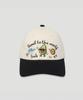 Peuluaen Seoul Multi Logo Ball Cap Tone-On-Tone_2 Colors