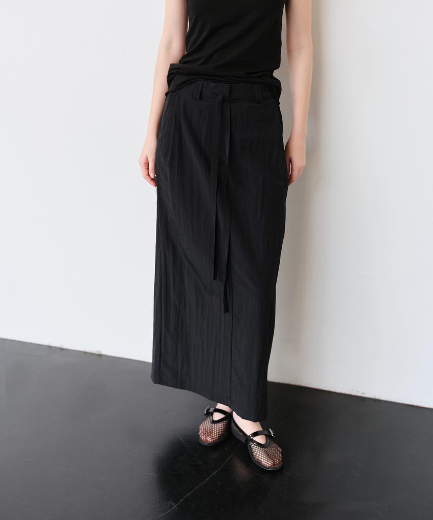 The Rye Easy Banding Long Skirt(Black)
