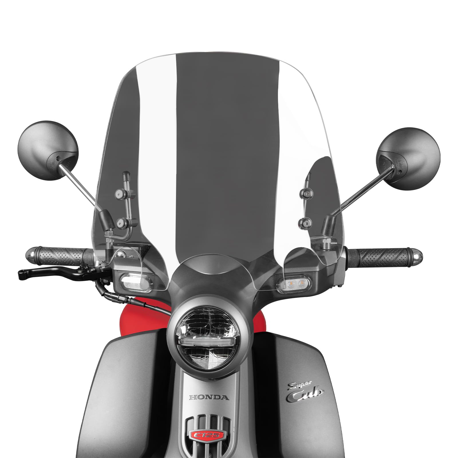 

Entrotech Honda Little Cub Front Motorcycle Includes Japanese Instructions Cub/Super (C110/C125) Windscreen/Windshield, Glass, Clear/Smoke Windshield,