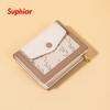 New simple women's wallet short large-capacity female student card bag multi-functional printed change bag