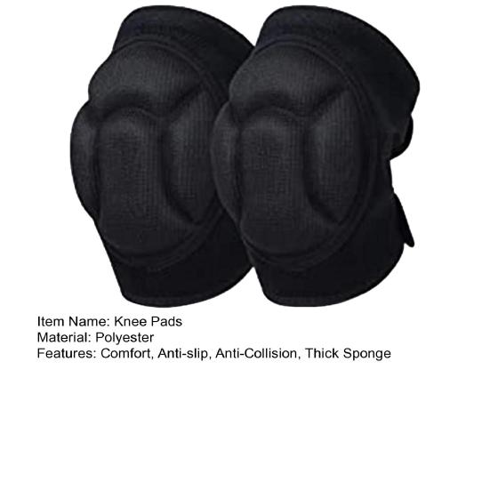 Protective Knee Pads Anti-slip Anti-Collision Thick Sponge Knee Sleeve for Volleyball Rock Climbing Cycling Dancing Gardening Floor House Cleaning