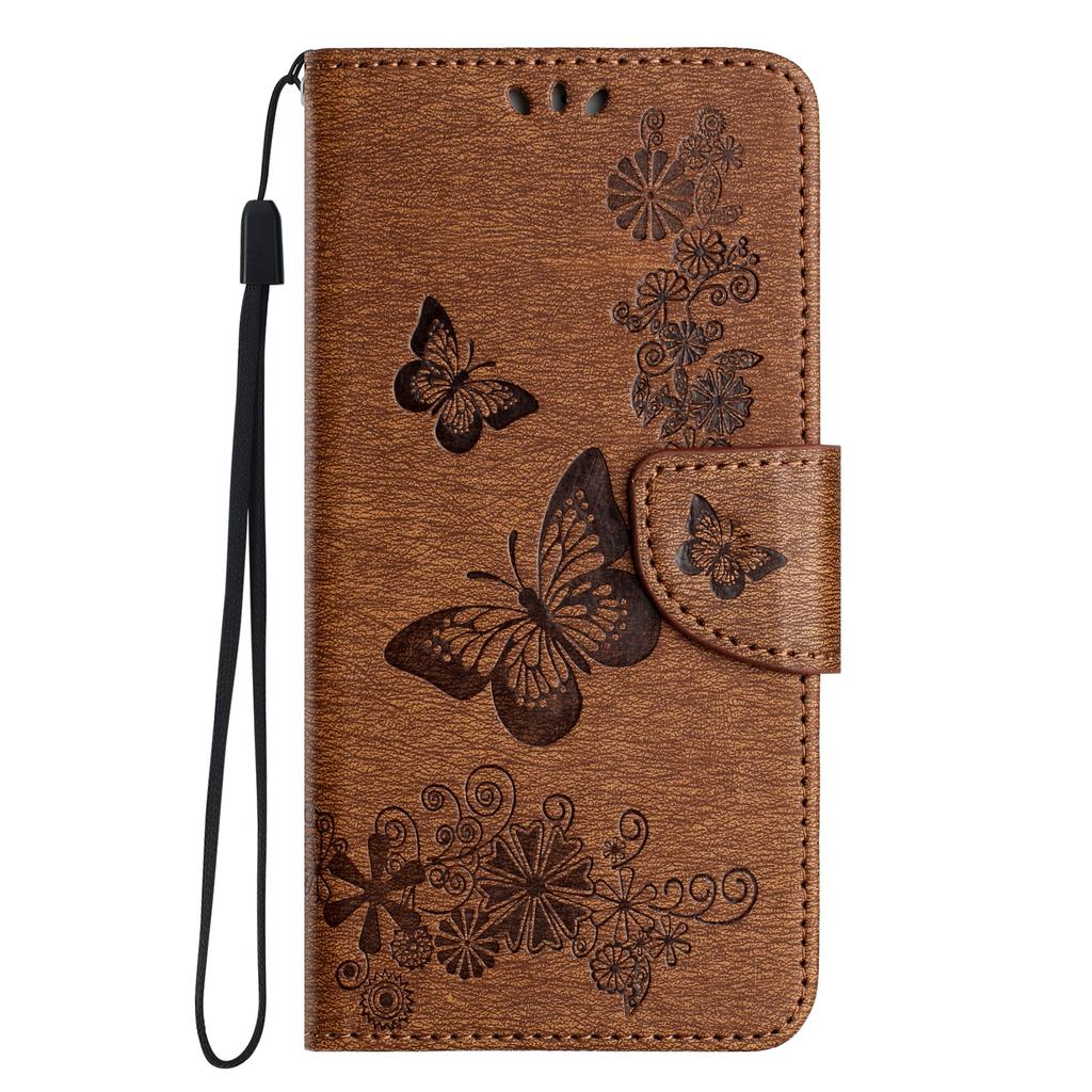 For Samsung Galaxy A16 5G/A16 4G Case Butterflies Flower Leather Wallet Flip Phone Cover