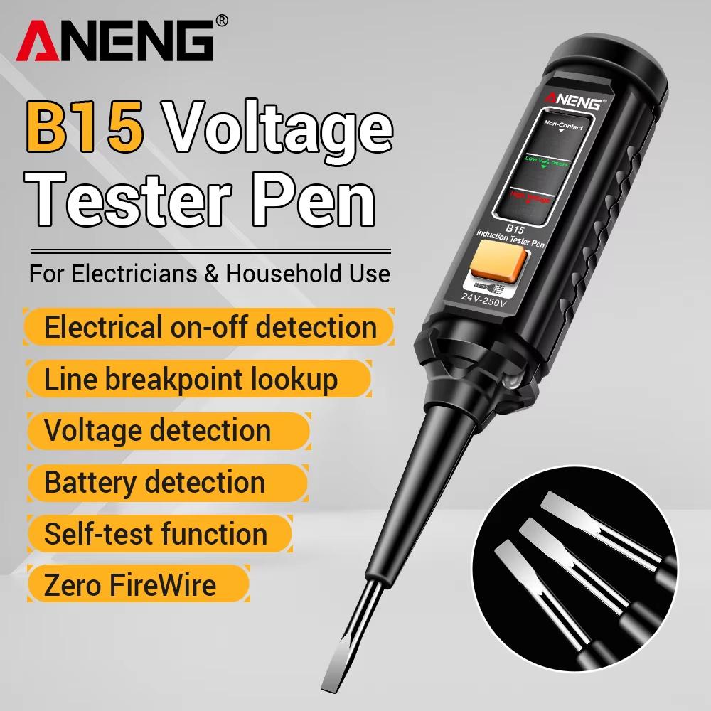 2026 ANENG B15 Multimeter Tester Pen Multimeters 1999 Counts 24-250V Voltage Detector Meter Diagnostic Breakpoint Finder For Electrician Repair Tools