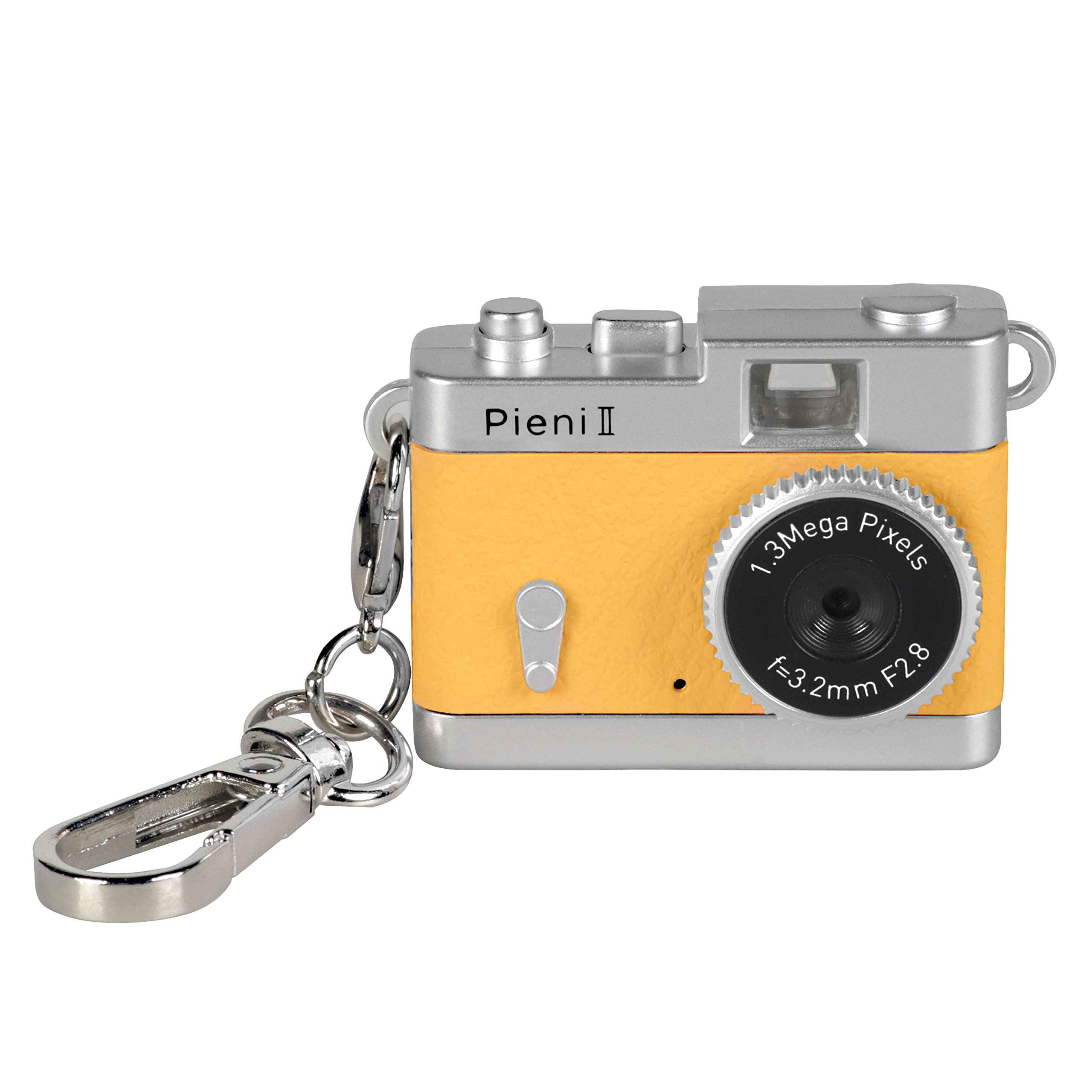 

[.co,jp exclusive] Kenko Digital Toy Camera Pieni II Orange Keychain Set 1.31 million pixels Photo/video shooting function microSD card slot 144343