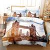Statue Of Liberty Duvet Cover King Queen Attractions In New York Quilt Cover Adults European Famous Buildings Polyester Bedding