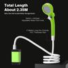 Camping Shower Pump RV Outdoor Shower Kit Camp Shower Intelligent Digital Display Adjustable Shower