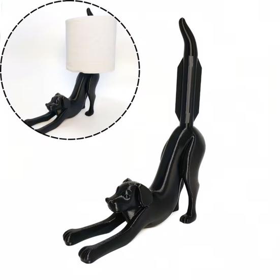 Suport amuzant pentru hârtie igienică cu animal de stretching Imprimat 3D Coadă de Pisică Câine Leu Suport Rulou Șervețele Drăguț Suport pentru Prosoape de Hârtie pentru Baie Bucătărie Toaletă
