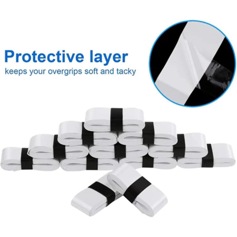 12Pcs Racket Grip Tape For Badminton/Sweat-Absorbent Tennis Badminton Racket Grip Tape Overgrips
