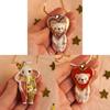 Animal Shape Pendant Necklace With Vintage Copper Material For Daily Casual Wear