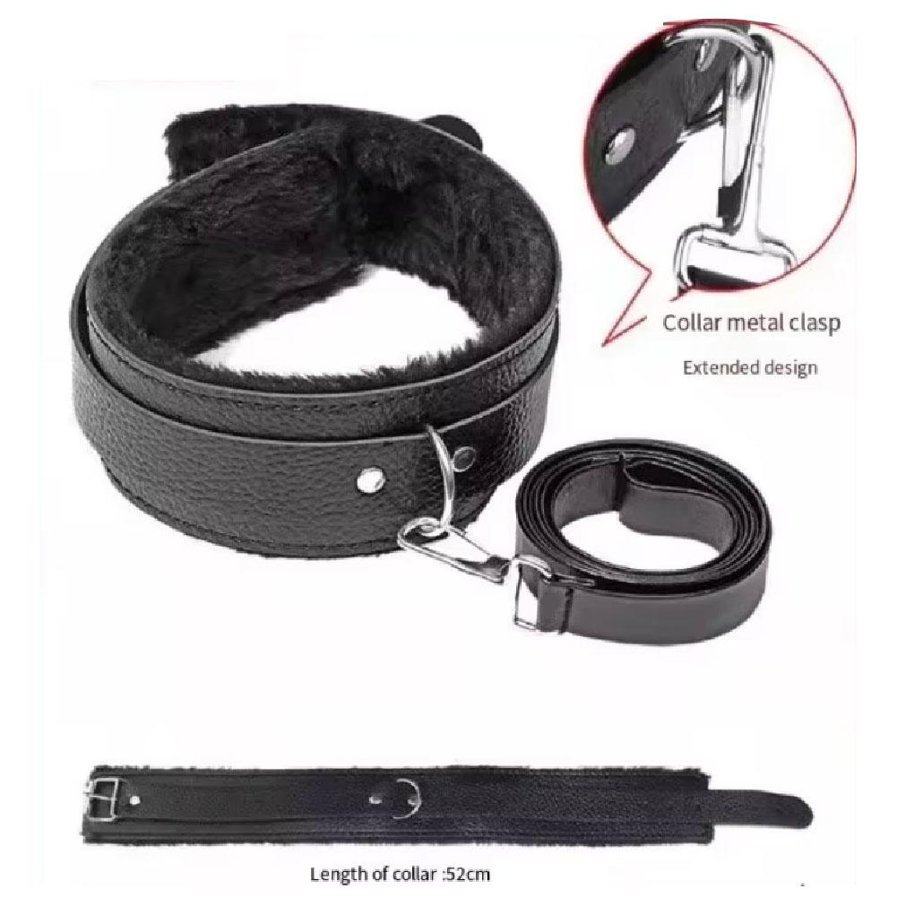 Plush SM Set Adult Premium BDSM Bondage Kit for Couples with Handcuffs Blindfold Sensual Sex Games Adult Erotic Accessories