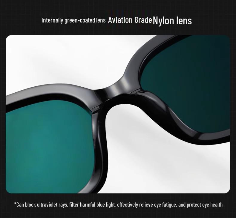 Ochelari de soare unisex de marcă de lux 2024: Elegant, Ramă Mare, Lentilă cu Nuanță Rece pentru Protecție Solară Ultimă