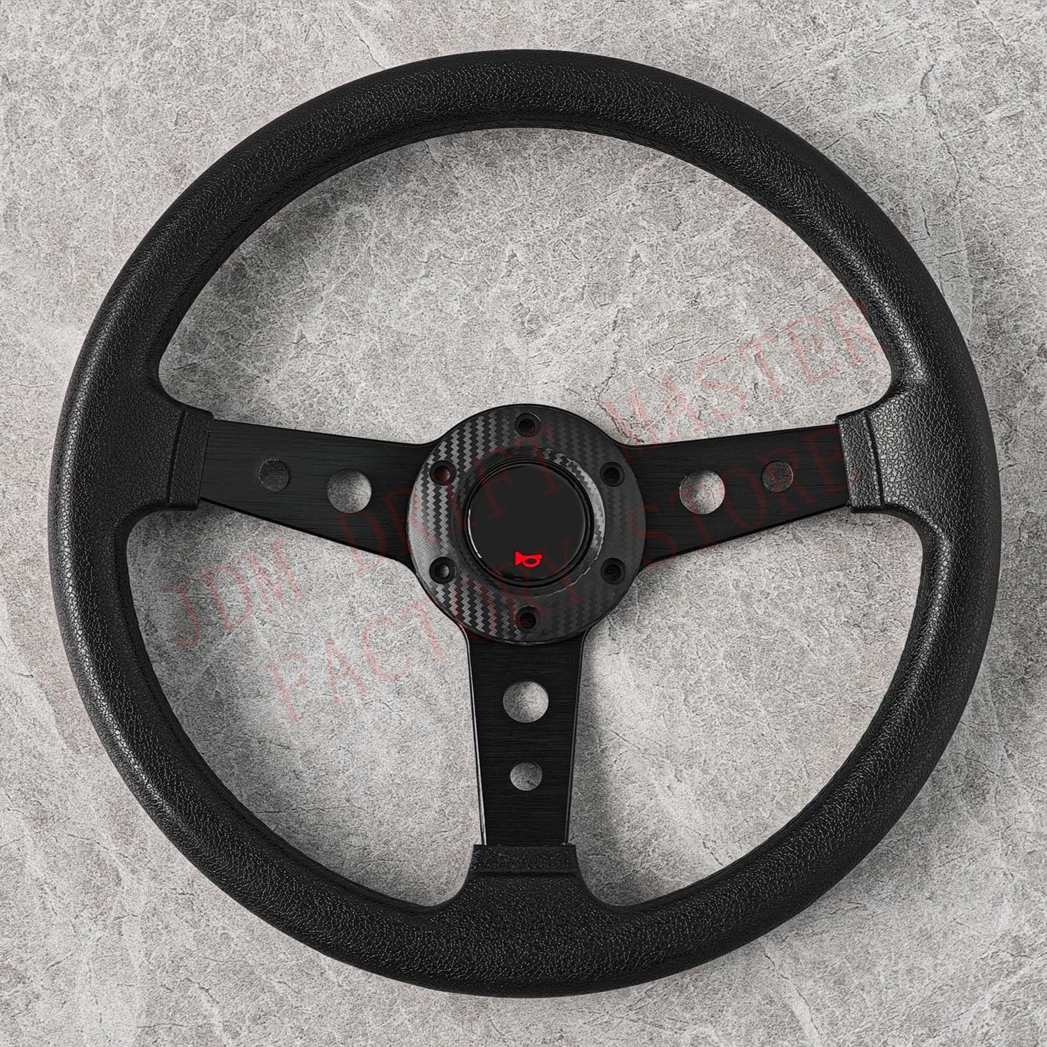 350MM/14inch Universal PU Car Racing Steering Wheel Drifting Sports Steering Wheels MO
