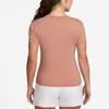 Nike Nsw Chll Knt Md Crp Fashion Comfortable Soft Skin-Friendly Short Sleeve T-Shirt Women T-Shirt FV5509-688