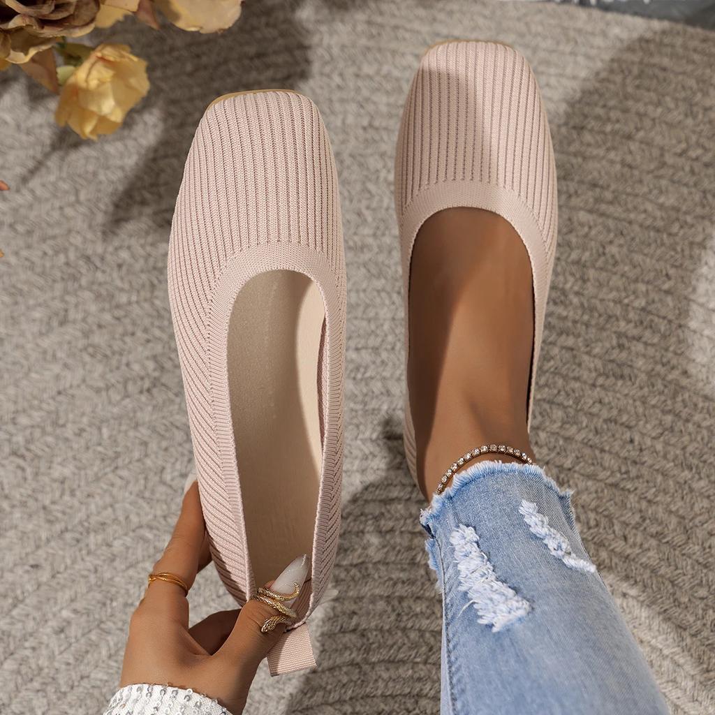 Fashion Women Flats 2025 New Solid Color Loafers Women Slip on Shallow Comfort Flat Shoes for Women Mary Jane Shoes Zapatos De Mujer