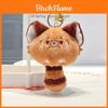 Adorable Plush Panda Bb Coin Purse Keychain Soft Key Accessories In Orange Khaki And Coffee Colors