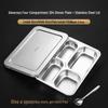 DM 304 Stainless Steel Divided Lunch Box