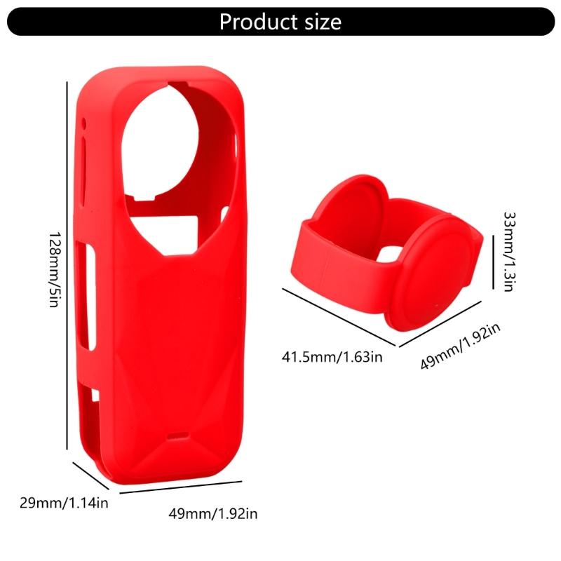 Silicone Protective Case Cover for X5 Action Camera Protector Housing Skin Sleeve Camera Protector Bumper Soft Cover