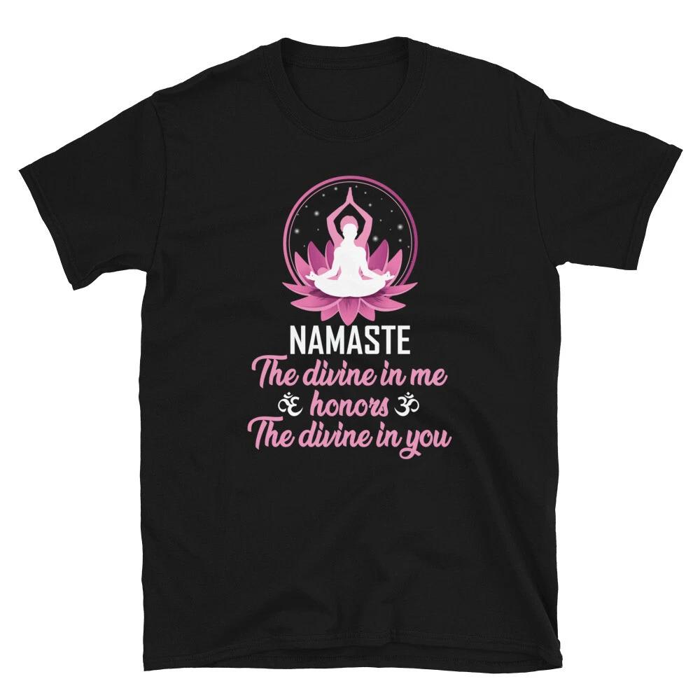 Namaster The Divine Funny YOGA Peace Summer Namaste T-Shirt 3XL